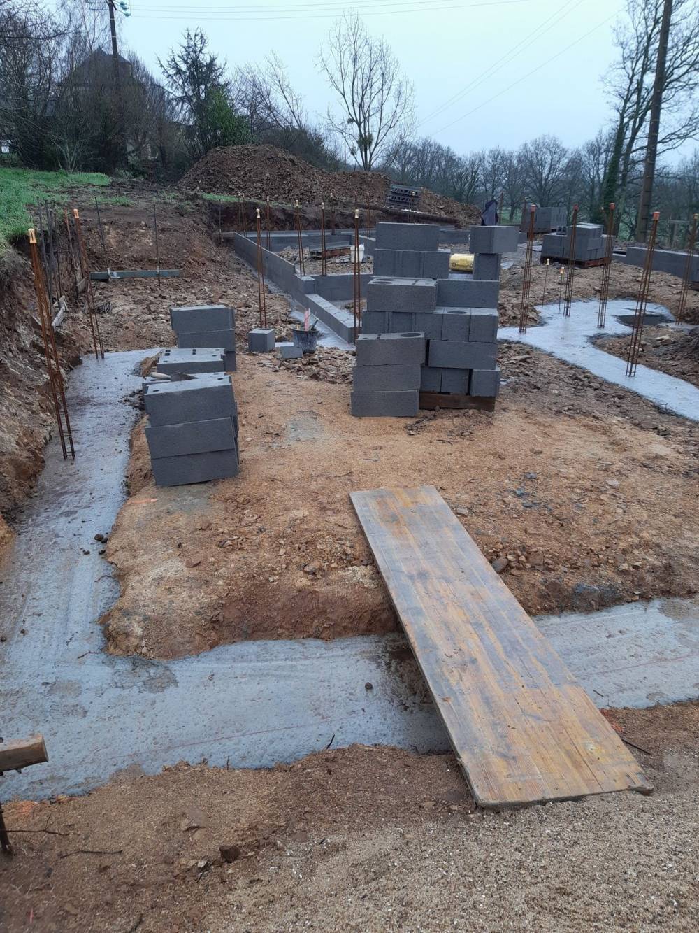 chantier béton