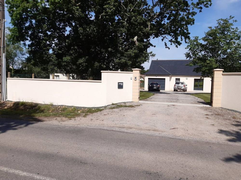 entree maison voiture 