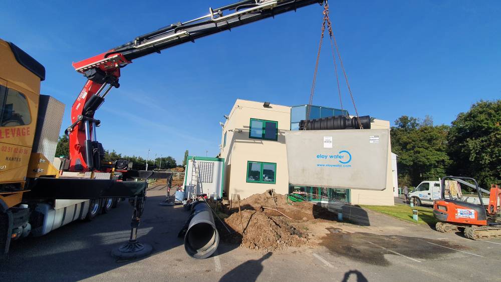 assainissement grue